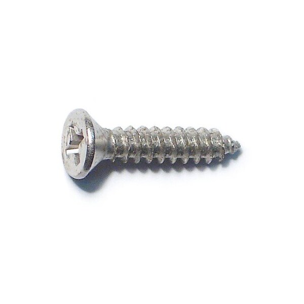 Midwest Fastener Wood Screw, #7, 3/4 in, Nickel Steel Flat Head Phillips Drive, 35 PK 79325 - main